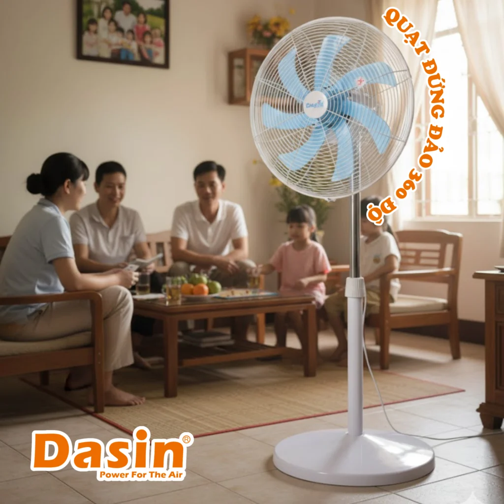 quạt đảo tiết kiệm điện