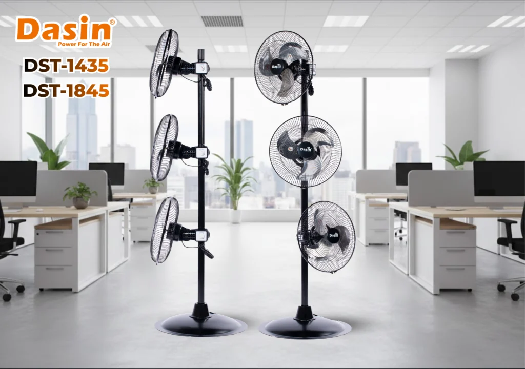 hiệu năng của quạt ba đầu