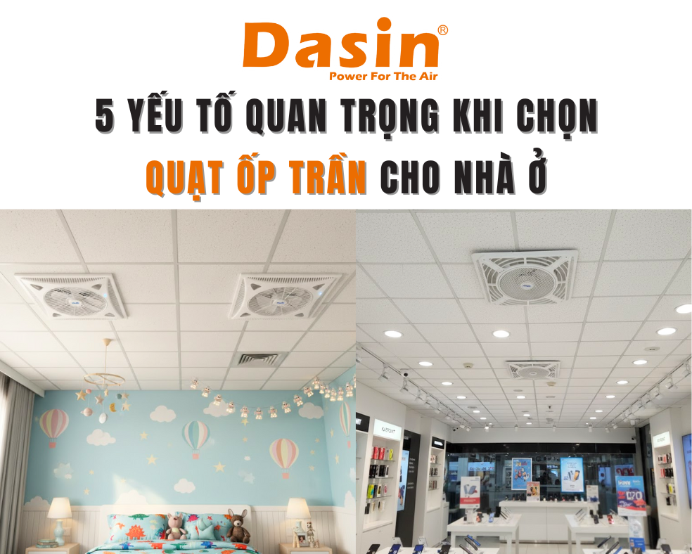 quạt ốp trần