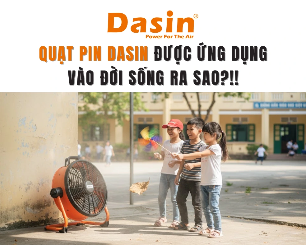 quạt pin dasin giá rẻ