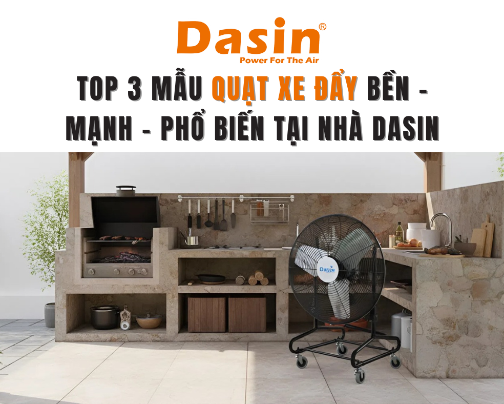 quạt xe đẩy dasin