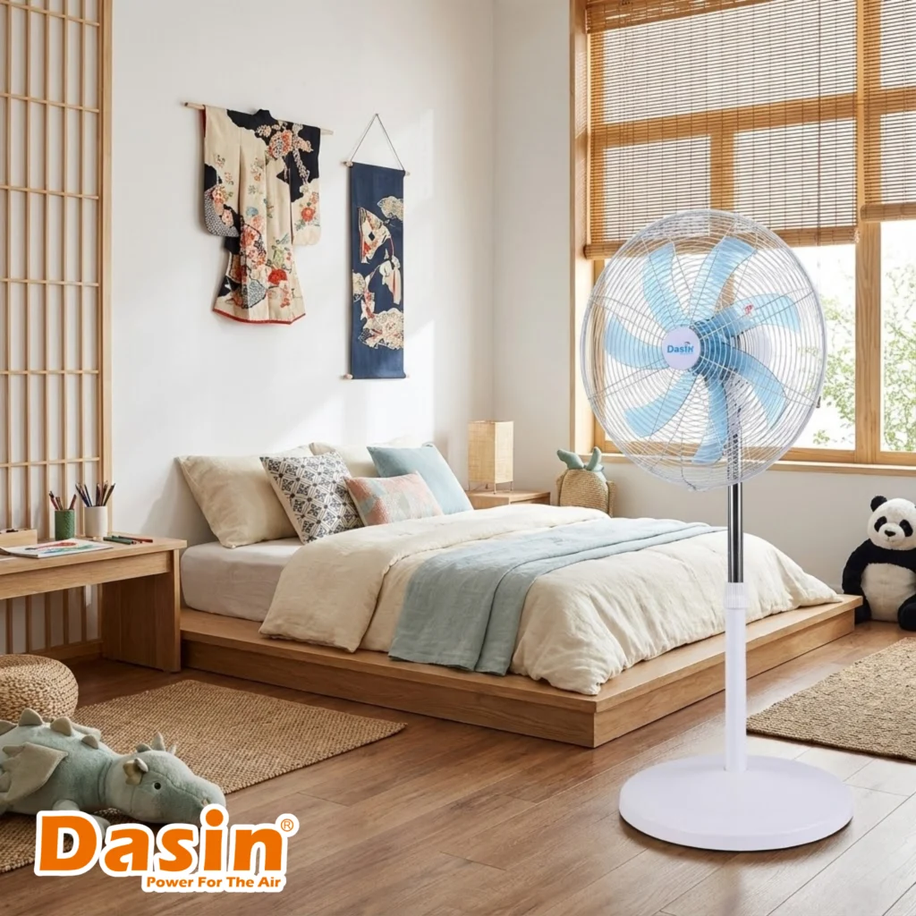 quạt phòng ngủ chân đứng