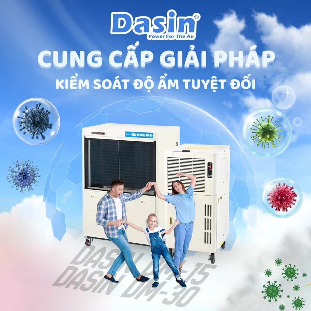 máy hút ẩm di động