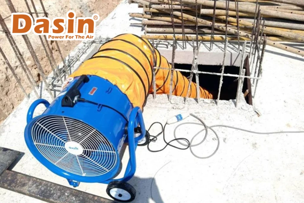 ống gió quạt hút công nghiệp Dasin
