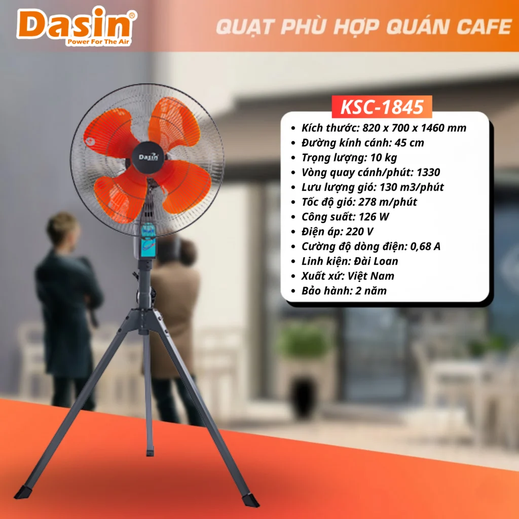 Quạt cánh cam chân đứng