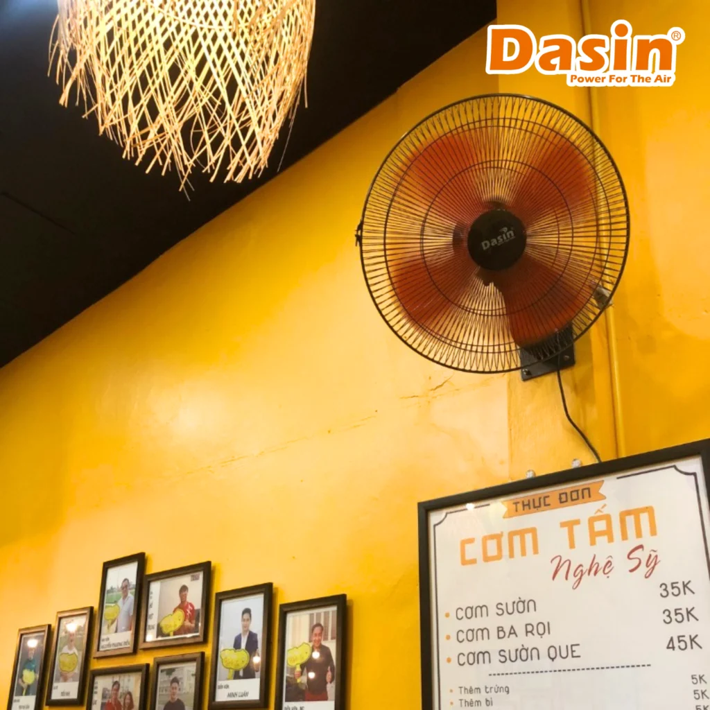 quạt cánh cam treo tường