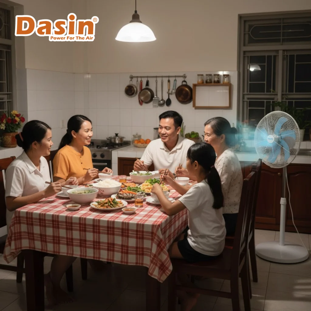 quạt gia dụng chân đứng