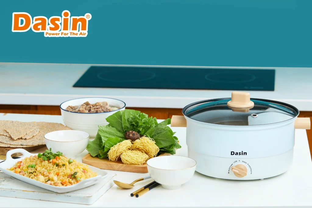 nồi lẩu điện lồng sứ