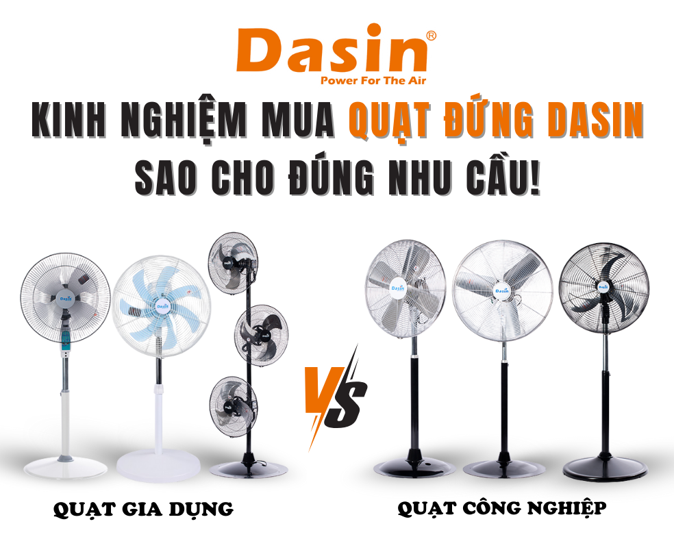quạt đứng Dasin