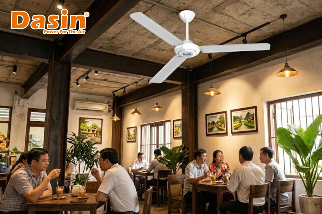 quạt quán cafe việt nam