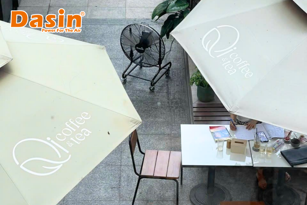 quạt xe đẩy cho quán