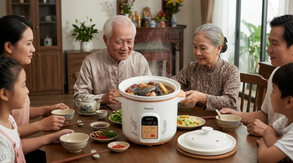 nồi hầm lòng sứ cao cấp