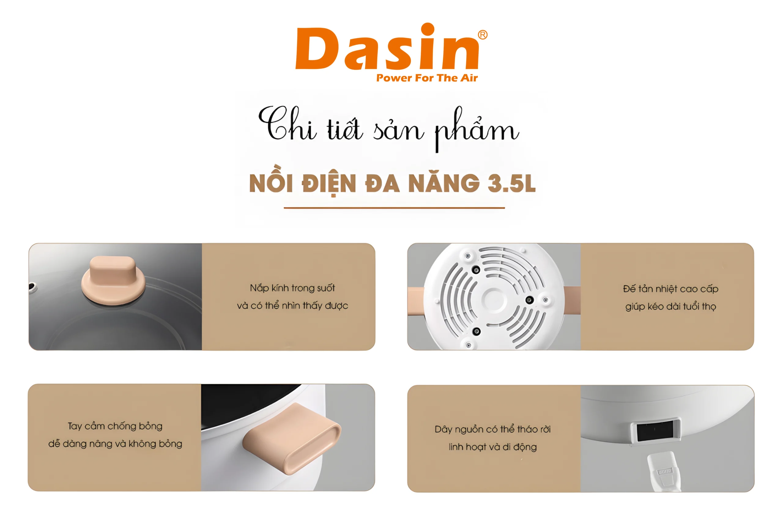 Chi tiết sản phẩm nồi lẩu điện đa năng