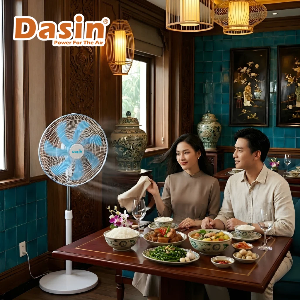 quạt hẹn giờ chân đứng