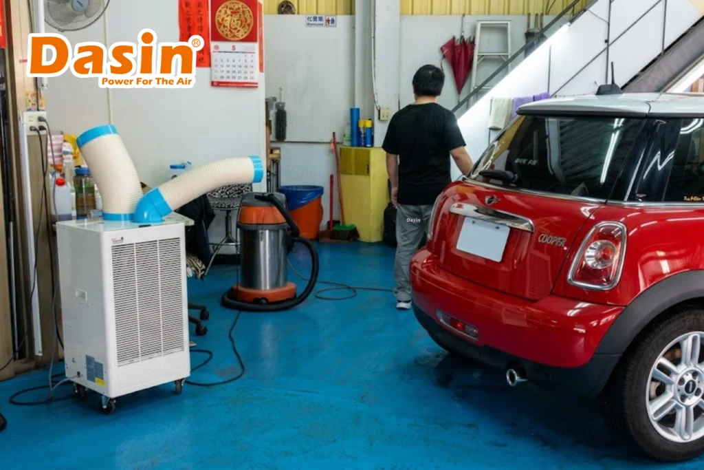 thiết bị làm mát máy lạnh di động