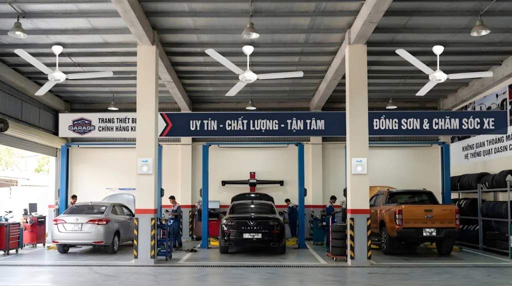 thiết bị làm mát treo trần