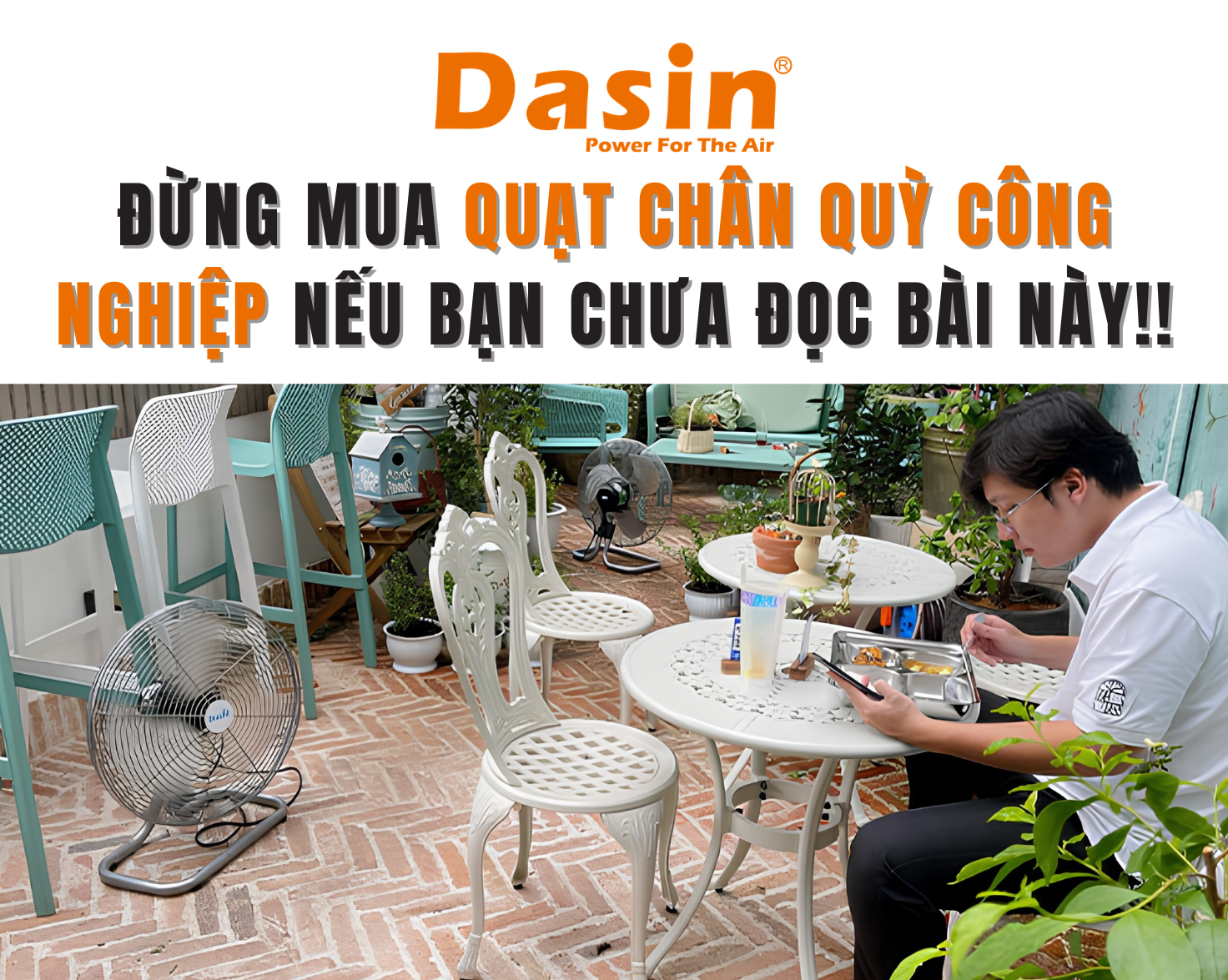 quạt chân quỳ công nghiệp