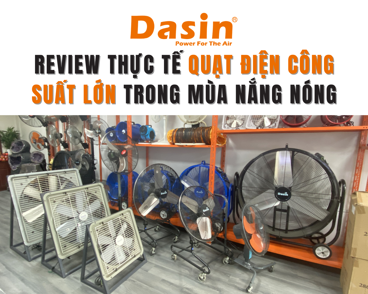 quạt điện công suất lớn