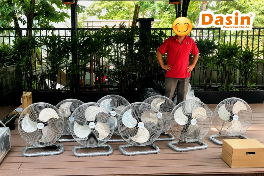 quạt sát đất số lượng lớn