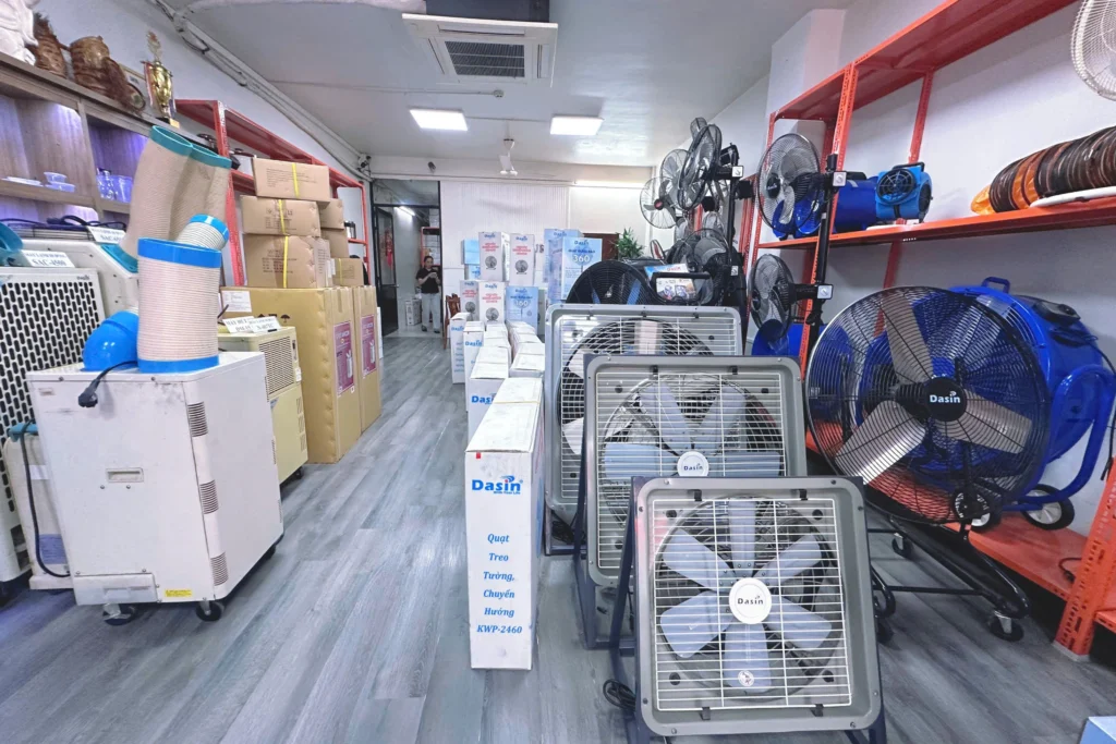 đơn vị cung cấp quạt dasin chính hãng