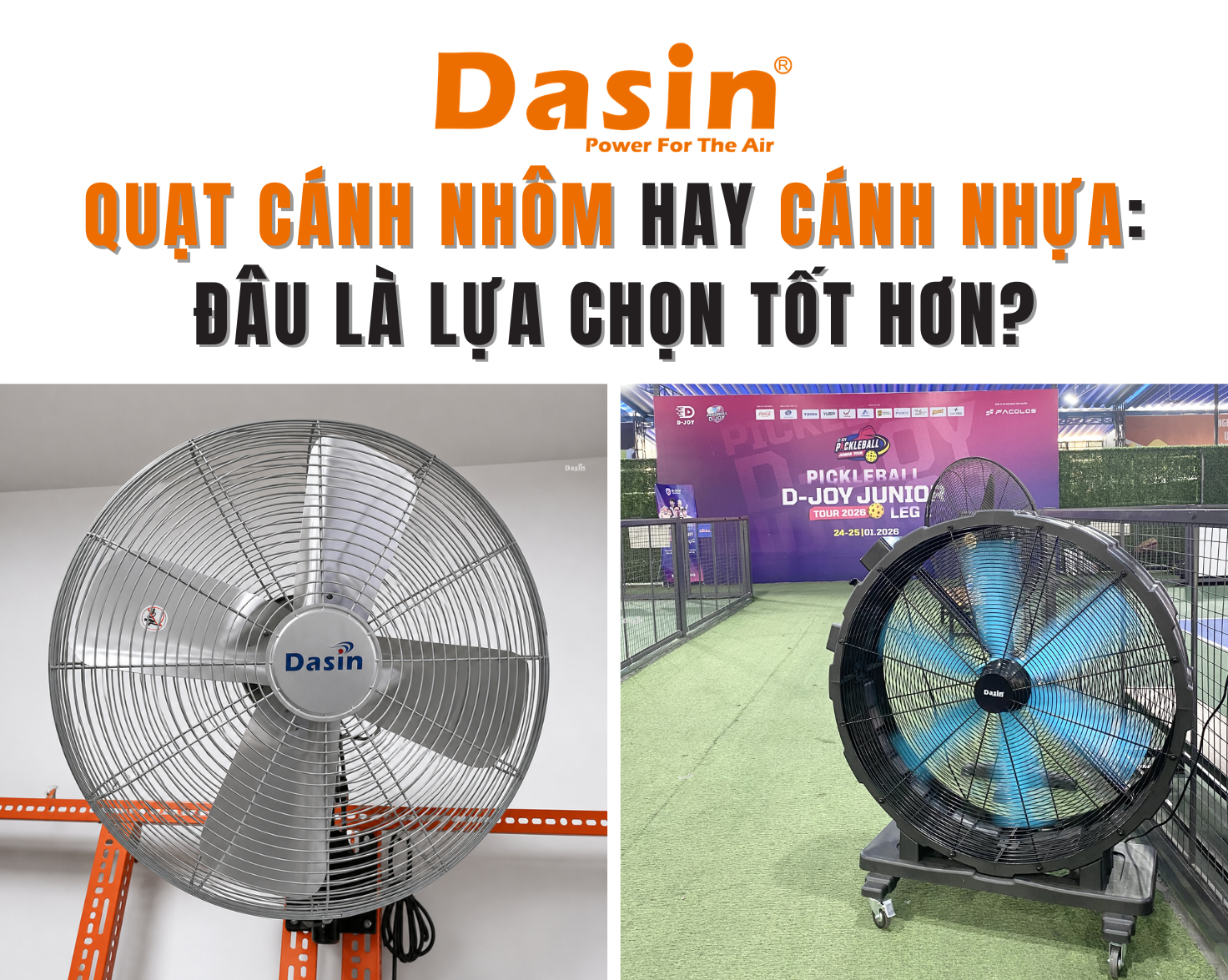 quạt cánh nhôm