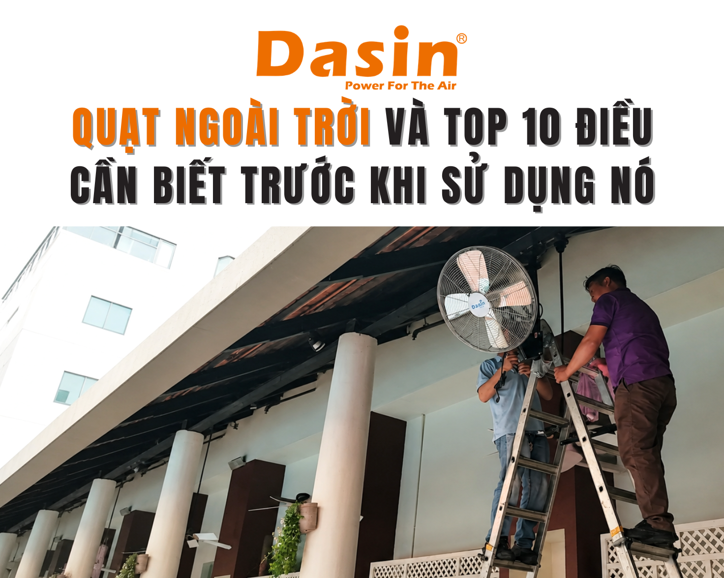 quạt ngoài trời