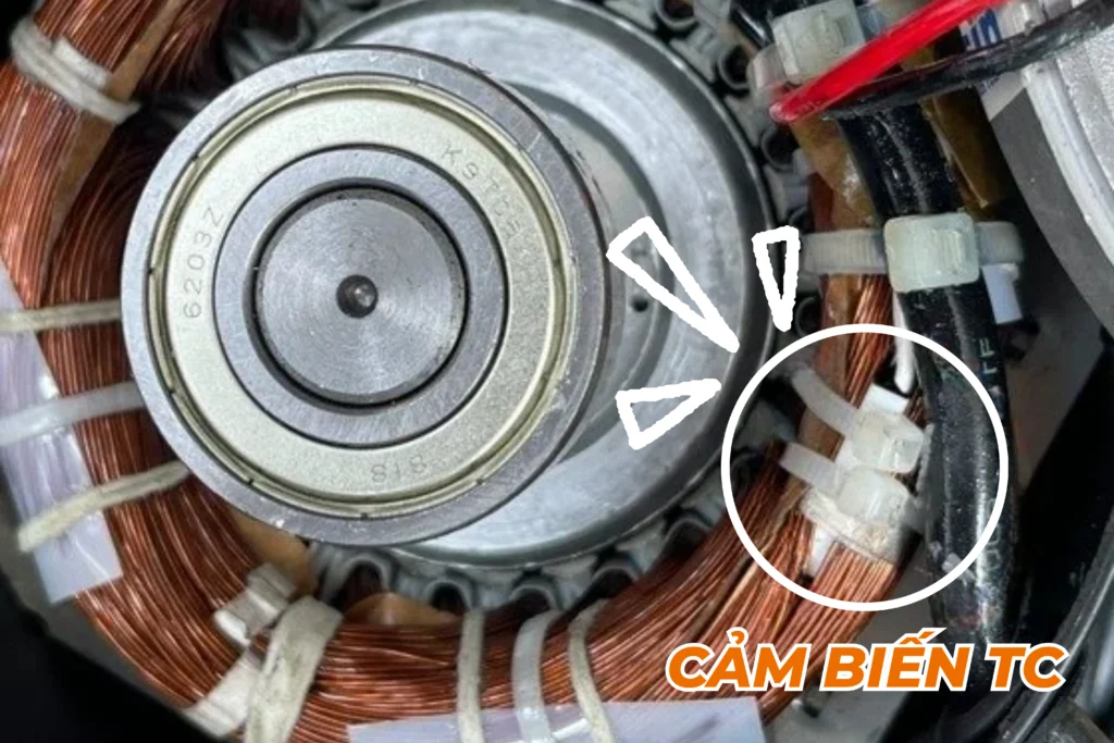 cảm biến tc trong động cơ quạt